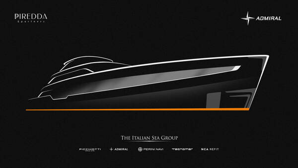 Tisg, venduto superyacht ibrido Admiral 53 in alluminio