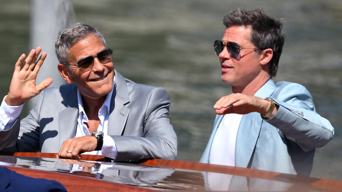 Brad Pitt e George Clooney