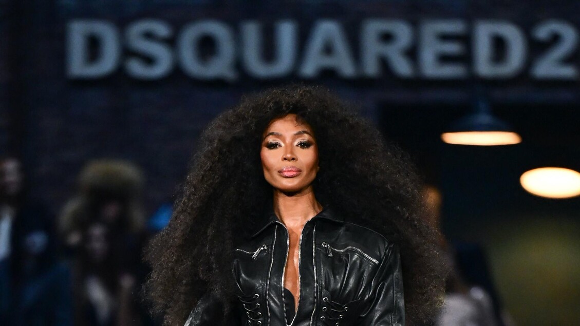 Naomi Campbell per i 30 anni di Dsquared2