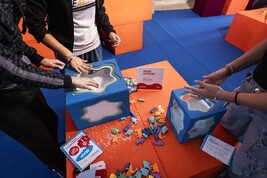  Alcuni dei giochi Ied ‘A occhi chiusi’ presentati alla Maker Faire (fonte: MFR24)