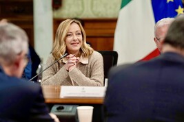 La premier Giorgia Meloni