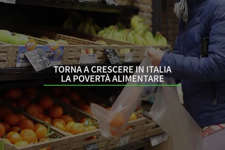 Torna a crescere in Italia la poverta' alimentare