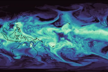 Le previsioni relative all'umidità dal 26 dicembre 2019 all'8 gennaio 2020 elaborate dal sistema NeuralGCM (fonte: Google Research)