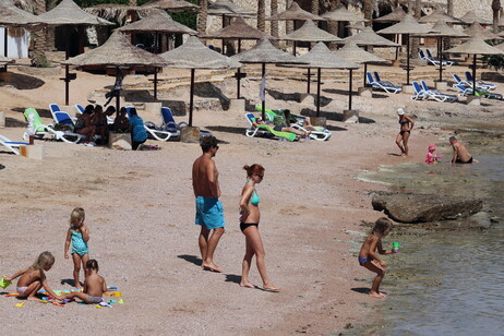 Una spiaggia a Marsa Alam