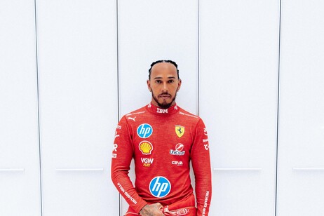 F1: Ferrari, Lewis Hamilton in pista a Fiorano