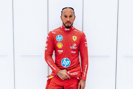 F1: Ferrari, Lewis Hamilton in pista a Fiorano