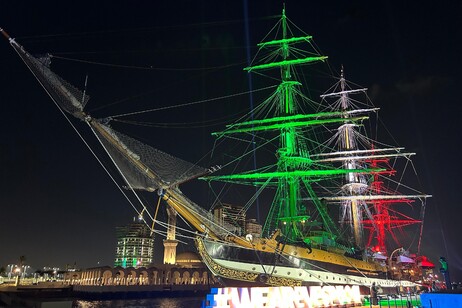 L’Amerigo Vespucci allo Jeddah Yacht Club