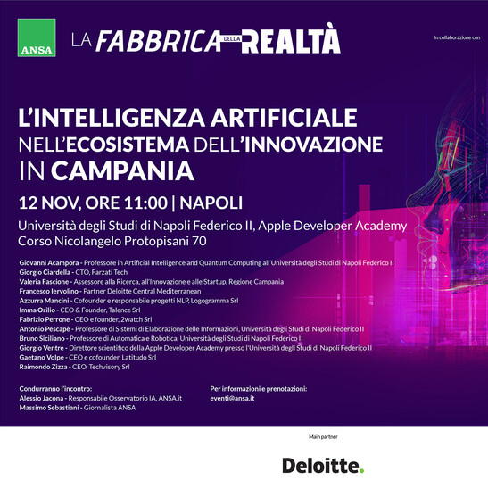 L'Intelligenza artificiale nell'ecosistema dell'innovazione in Campania