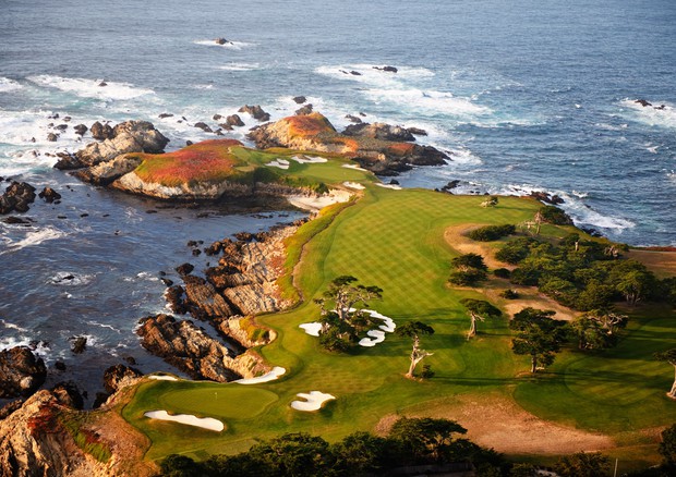 Cypress Point Club, storico campo da golf di Pebble Beach, in California (foto: Ansa)