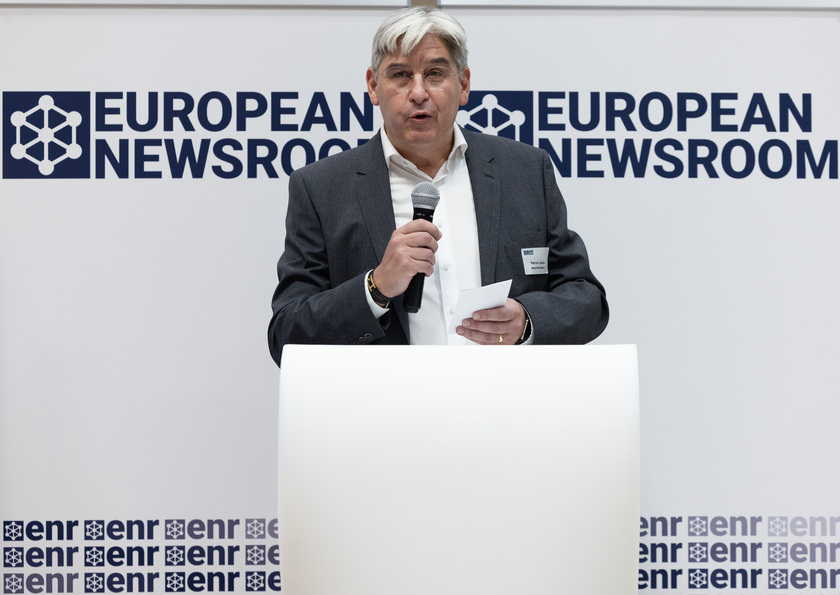 Serata di inaugurazione della European Newsroom - RIPRODUZIONE RISERVATA