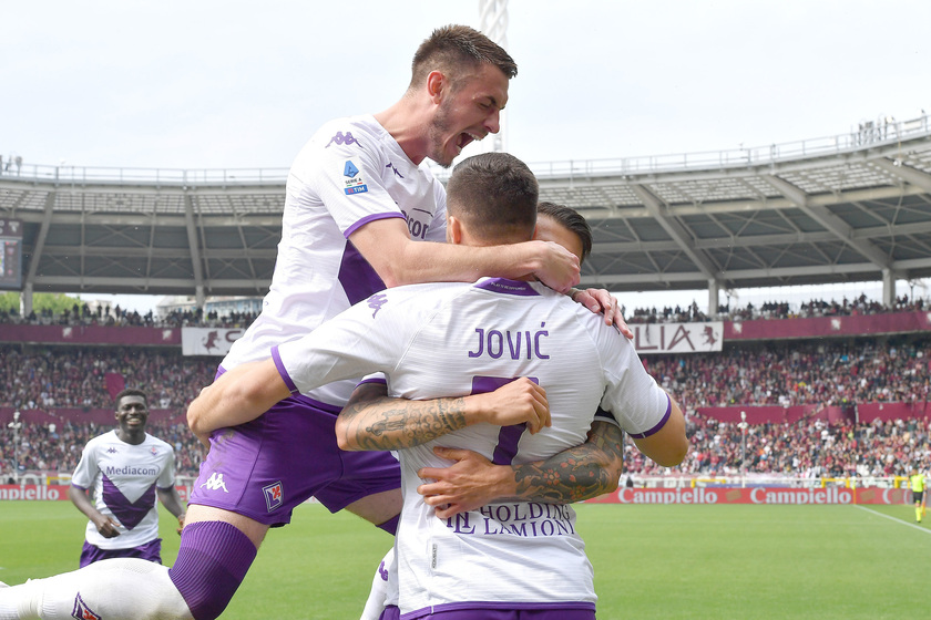 italian Serie A soccer match Torino FC vs ACF Fiorentina at the Olimpico Grande Torino Stadium in Turin, Italy, 21 May 2023 ANSA/ALESSANDRO DI MARCO - RIPRODUZIONE RISERVATA