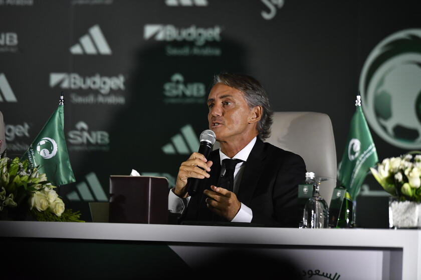 Roberto Mancini presented as new head coach of Saudi Arabia