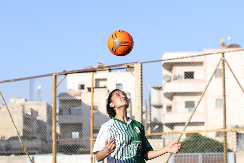 SYRIA-SPORTS-FOOTBALL-WOMEN © ANSA/AFP