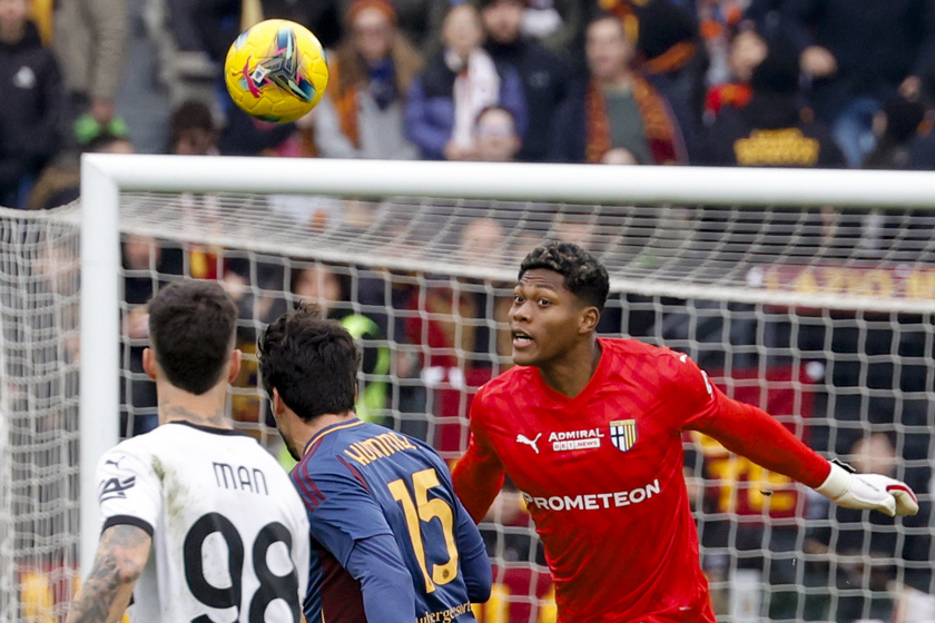 Italian Serie A soccer match - AS Roma vs Parma Calcio 1913