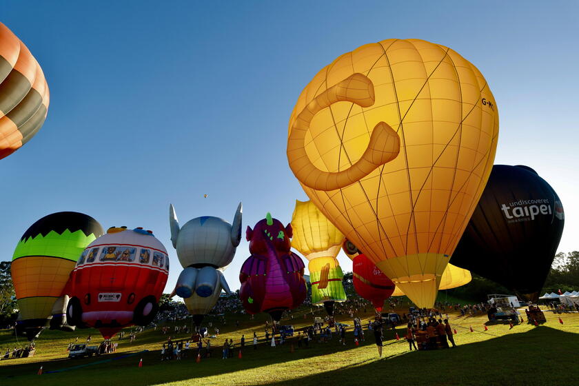 International hot air balloon festival in Taiwan