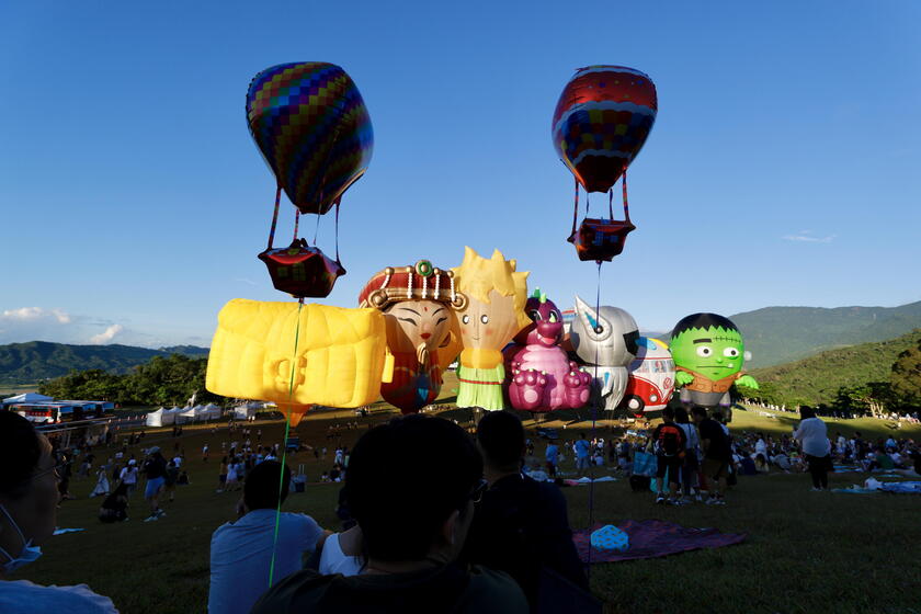 International hot air balloon festival in Taiwan