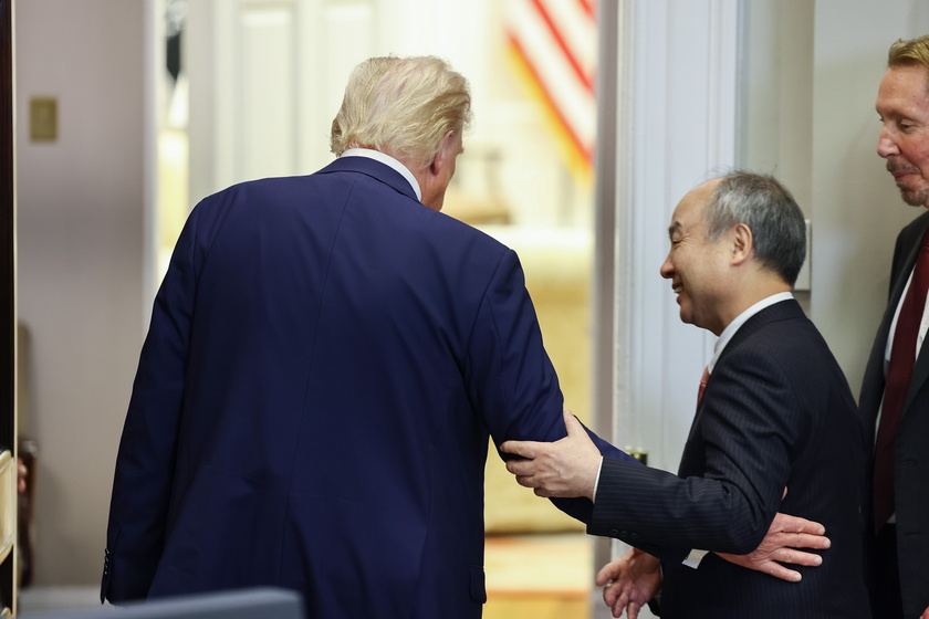 US President Donald Trump delivers remarks on AI Infrastructure in Washington, DC