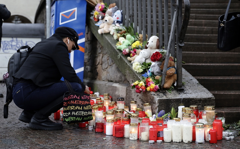 Aftermath of a knife attack in Aschaffenburg