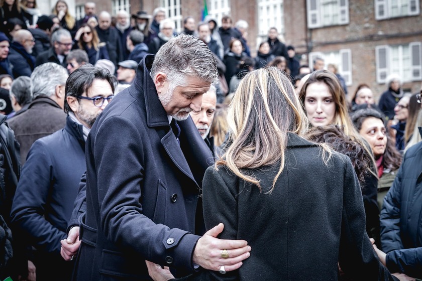 A Torino i funerali del critico d'arte Luca Beatrice