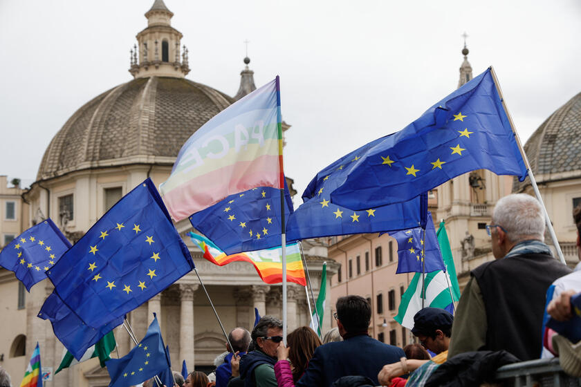 Manifestazione ‘Una piazza per l’Europa’