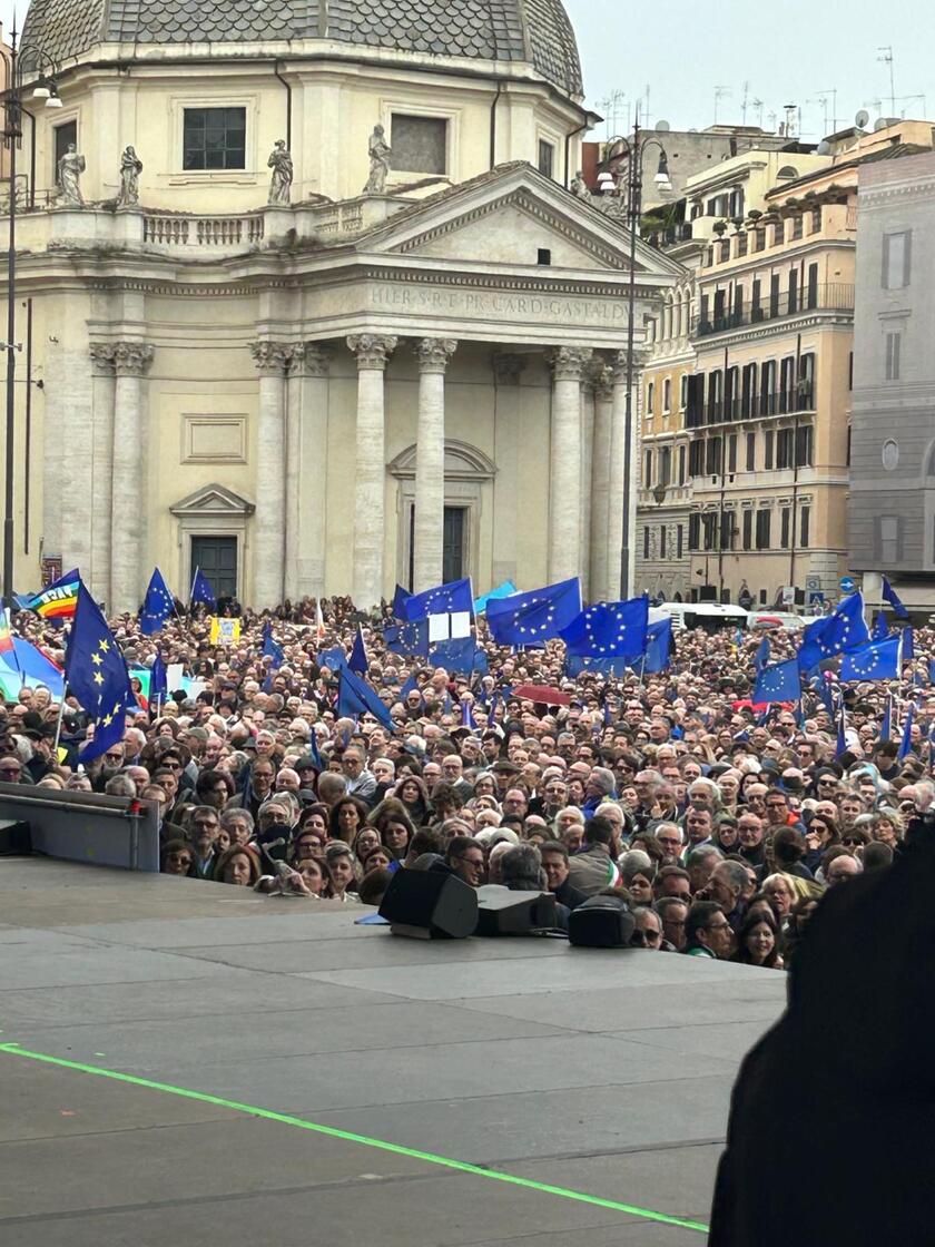 Manifestazione ''Una piazza per l'Europa''