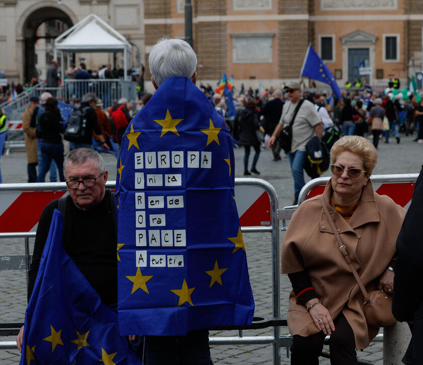 Manifestazione ‘Una piazza per l’Europa’