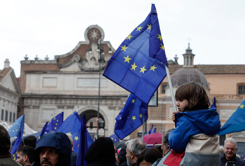 Manifestazione ''Una piazza per l'Europa''