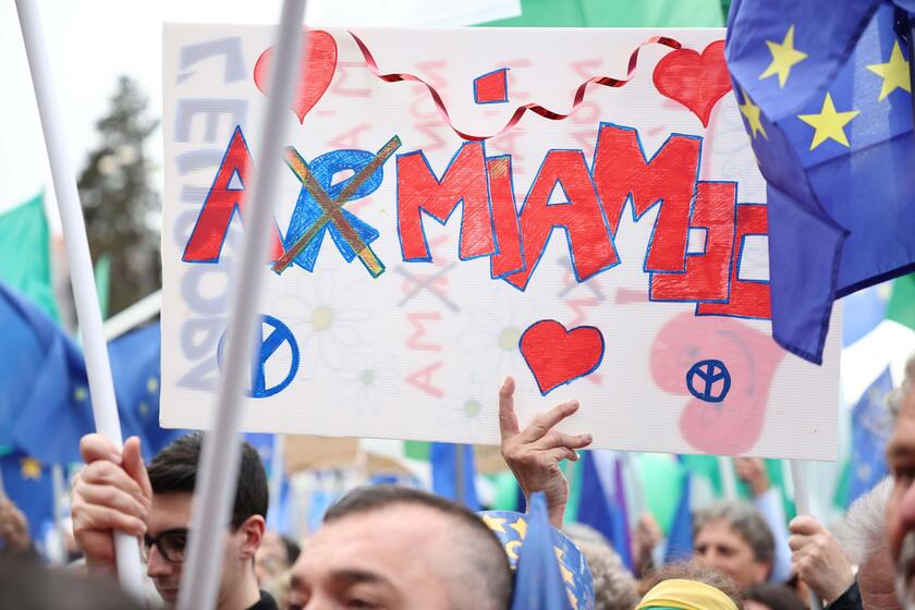 Manifestazione ''Una piazza per l'Europa''