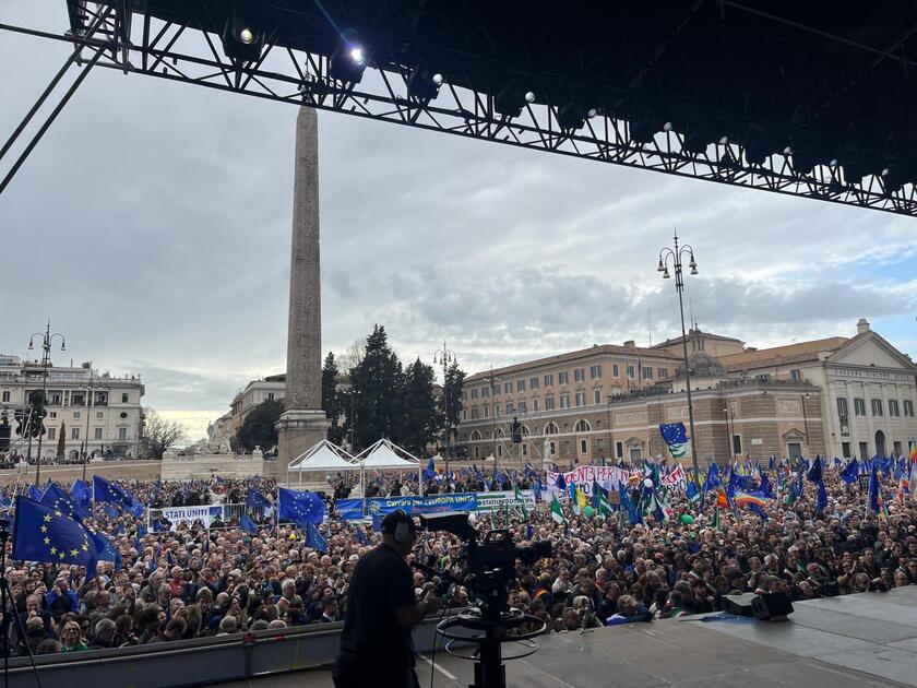 Manifestazione ''Una piazza per l'Europa''