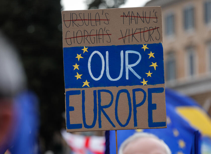 Manifestazione ''Una piazza per l'Europa''