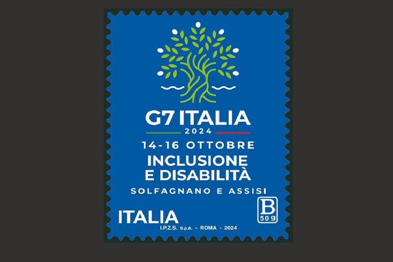 Un francobollo dedicato al G7 Inclusione e Disabilità - RIPRODUZIONE RISERVATA