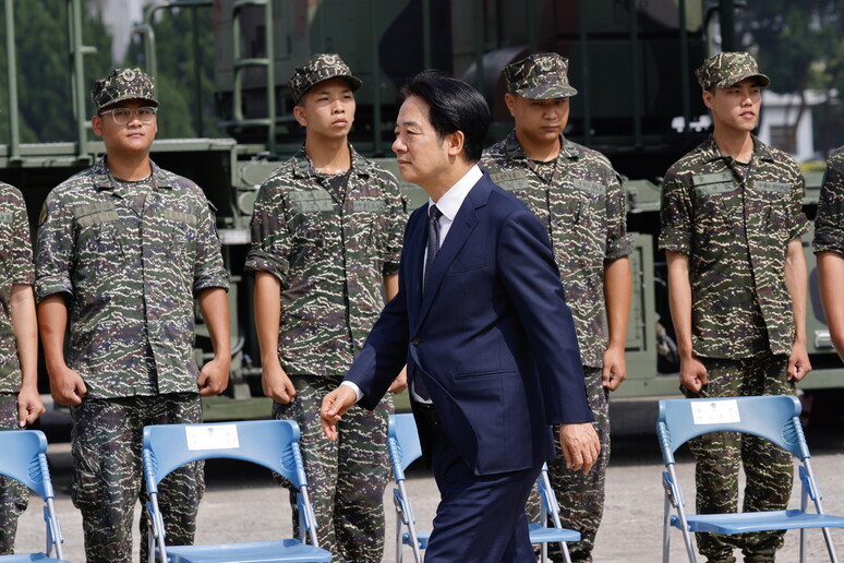 Il presidente di Taiwan William Lai © ANSA/EPA