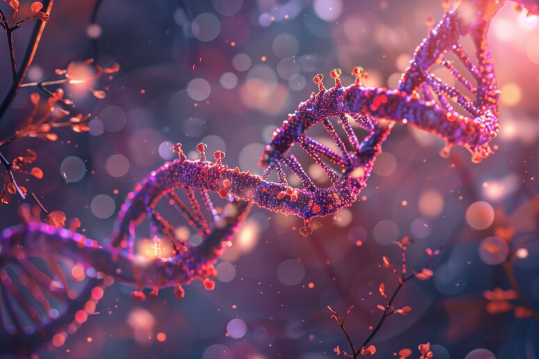 Rappresentazione artistica della struttura del Dna (fonte: Marco Verch da CCNULL CC-BY 2.0) - RIPRODUZIONE RISERVATA