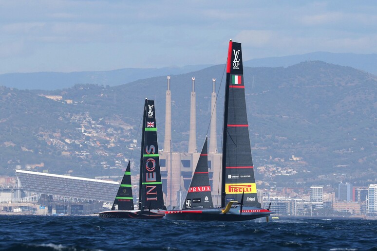 Finale Vuitton Cup: Luna Rossa ko, 1-1 la sfida con Ineos © ANSA/AFP