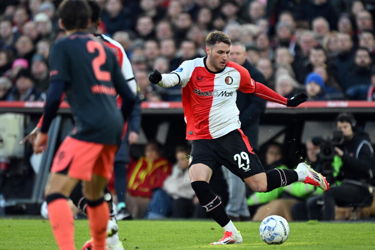 Santiago Gimenez del Feyenoord © ANSA/EPA